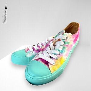 LOW TOP Converse Look Alike Tie Dye Sneakers NWT